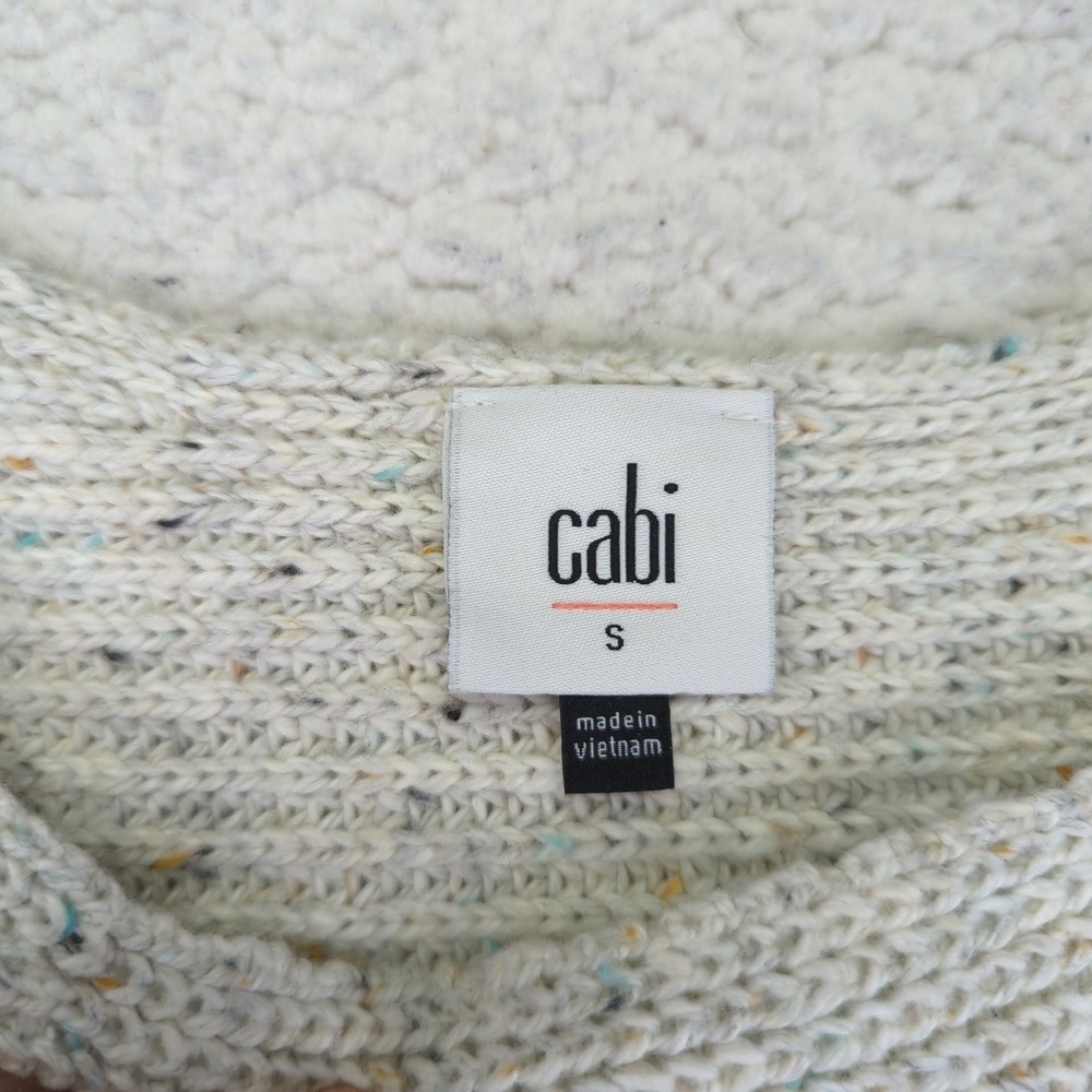 Cabi Womens Sweater‎ Knit Pullover Multicolor Textured Long Sleeve Size Small S - Picture 6 of 9